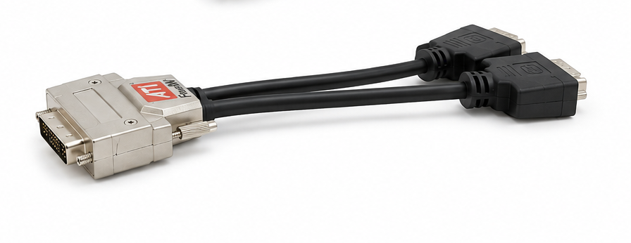 VHDCI auf 2x DVI-I Single Link