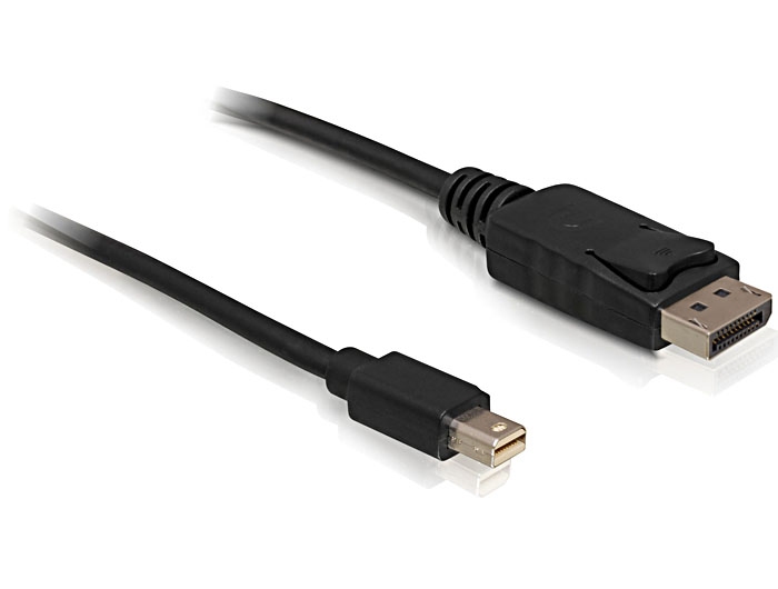 Kabel  2,0m | mini-DisplayPort 1.2 (M) auf DisplayPort 1.2 (M)