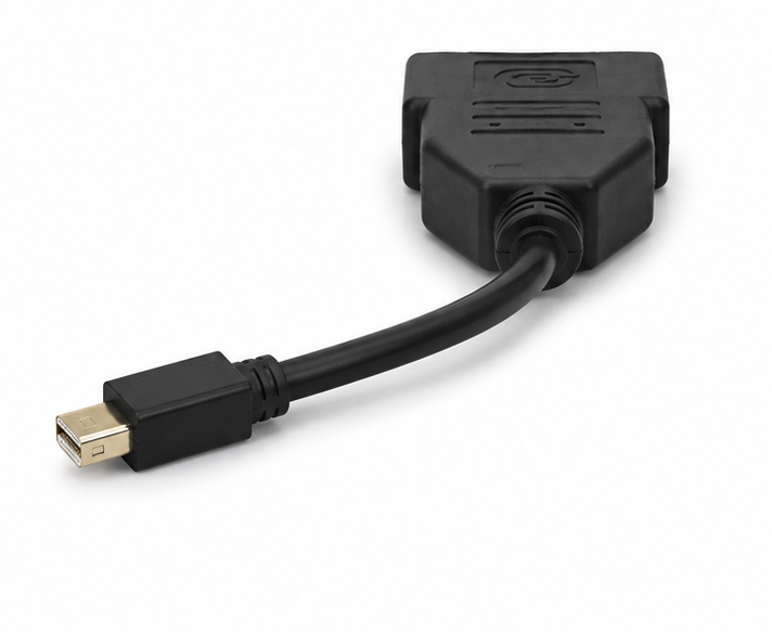 mini-DisplayPort (arretierbar) auf DVI-D Single Link (passiv)