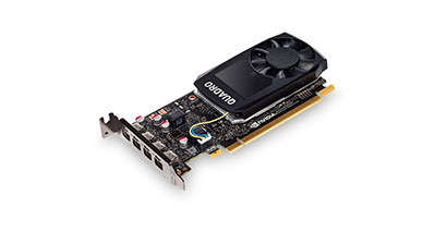 Grafikkarte  PNY Quadro P1000 4GB PCI Express 16x  - DVI -  (Bundle)