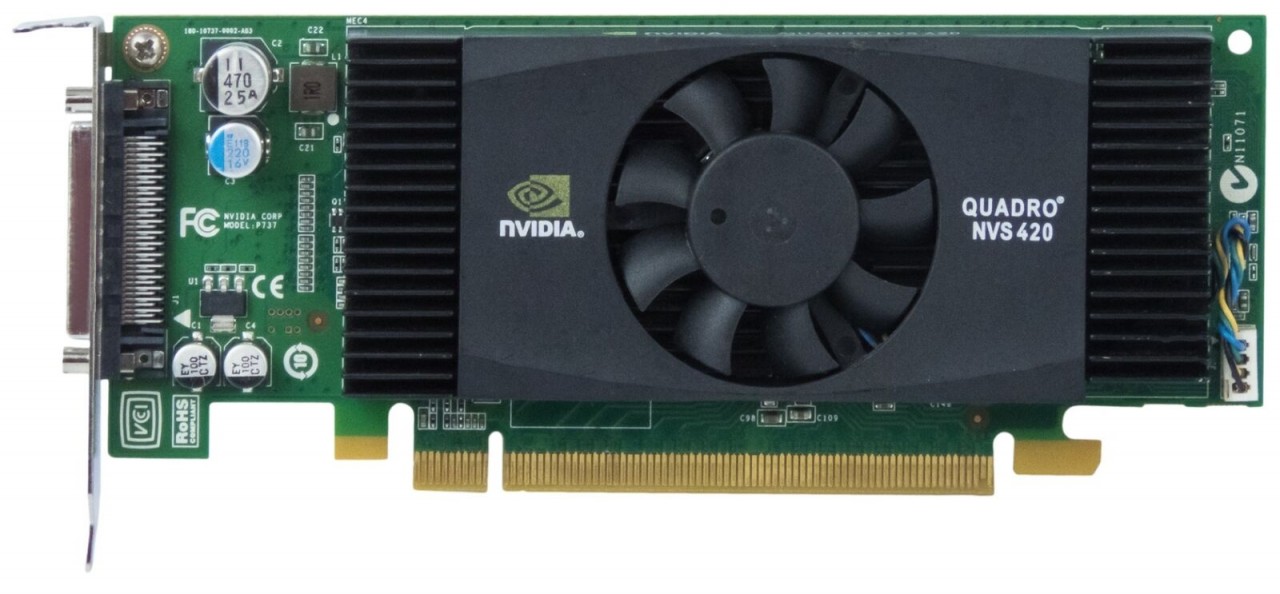 Preview: NVIDIA Quadro NVS 420 512MB PCIe x16