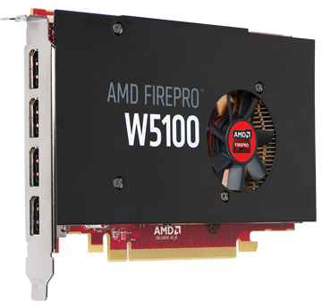 Vorschau: AMD FirePro W5100 4GB PCIe 3.0
